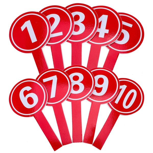 Alipis 10Pcs Holding a Handheld Auction Paddles Score Paddles Voting