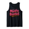 Womans Buddies Muddy Mudding Princess Running Team Mud Run Tank