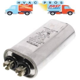 Rheem  OEM Rheem Ruud Protech Oval Run Capacitor 15 uf 370 VAC 43-20847-15 43-19182-16