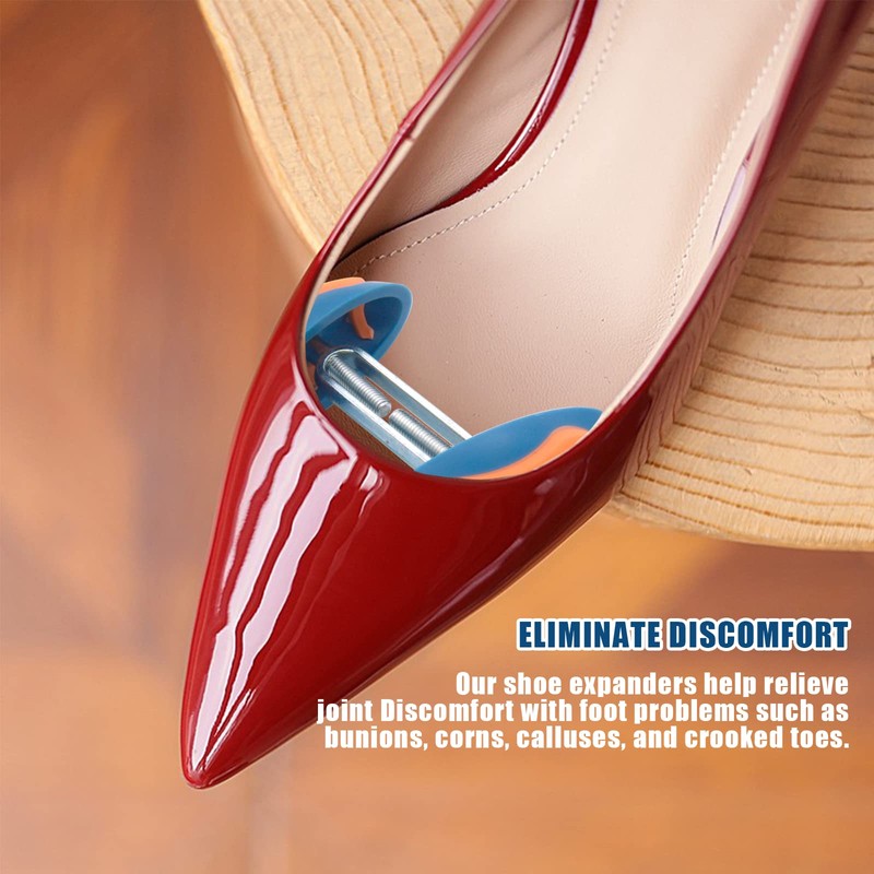 YRMJ 2 Pair Mini Shoe Stretchers for Wide Feet, Shoe