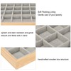 Jewelry Storage Display Trays Multipurpose 24 Grids Jewelry Tray for