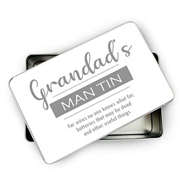 allaboutthebump GRANDAD'S MAN TIN (Comedy Funny Present Gift for Birthday Fathers Day Christmas Secret Santa - Grandpa, Pops)
