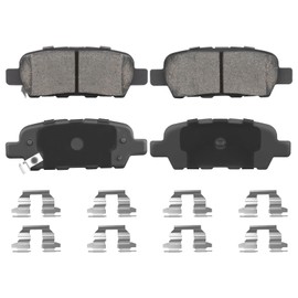 Rear Ceramic Brake Pads Set for Nissan Altima Pathfinder 350Z 370Z, for Infiniti EX/FX/G/M/35 37 45, for Q50 QX60 Q70 4PCS