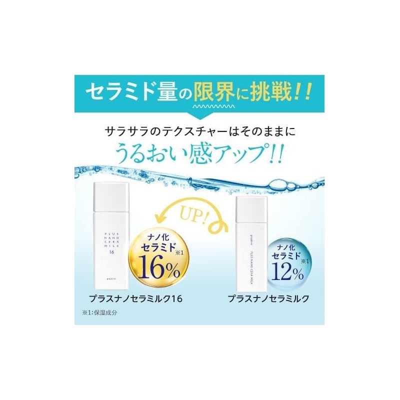 Plus Kirei Ceramide Emulsion High Concentration 16% Nano Emulsion Technology,