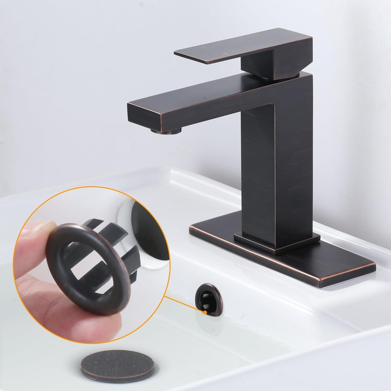 Sink Overflow Ring Oil Rubbed Bronze: ARCORA 2 Pack Bathroom