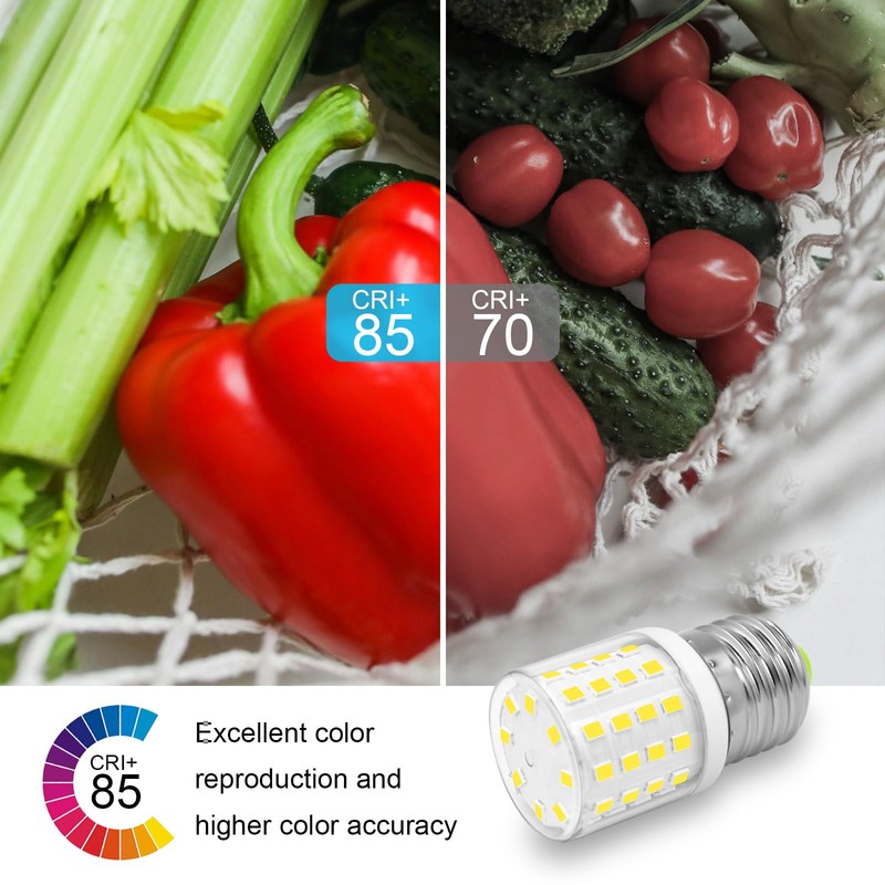 BROLSKUN KEI D34L Refrigerator Bulb Replacement AC100-265V 3.5W Refrigerator Bulb