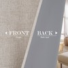 NICETOWN Door Curtains, 25 x 72 inch Long 100% Blackout