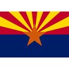 CafePress Arizona Flag 35"x21" Oval Wall Decal, Vinyl Wall Peel,