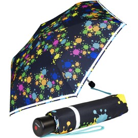 Knirps children's compact umbrella with reflective trim., Modern