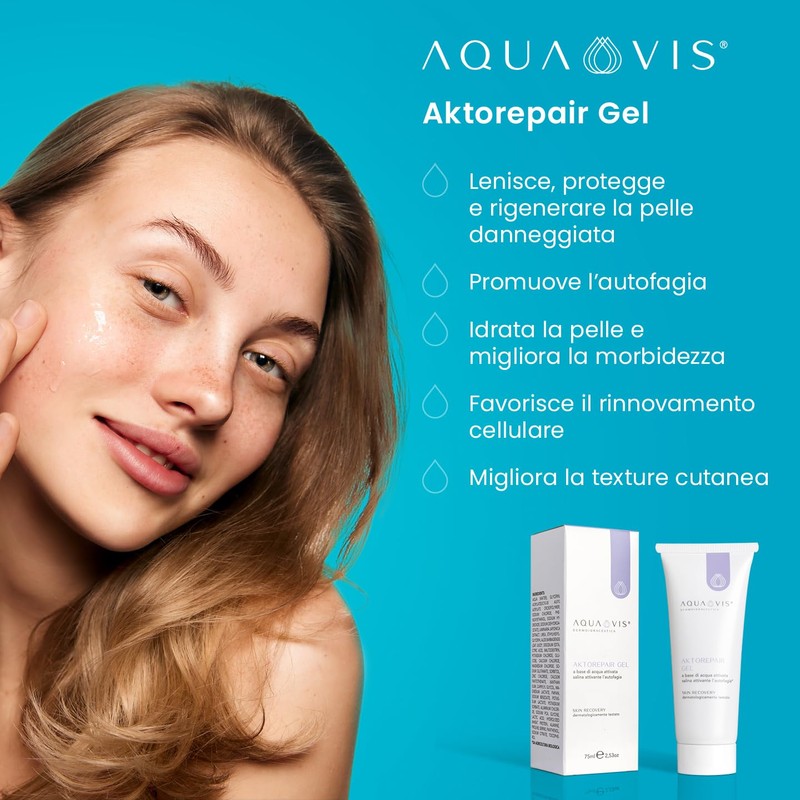 Aquavis® Aktorepair Gel Regenerating Gel for Damaged and Dry Skin