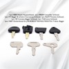 HiSport 7 Piece Equipment Key Set Compatible with Various Excavators,