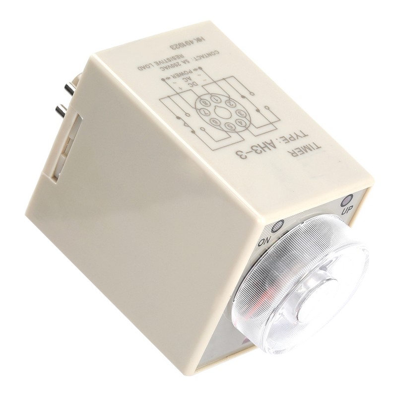 220VAC 60 Minutes Power On Delay Timer Time Relay AH3-3(60M)