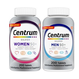 Centrum Silver Women's 200 ct Multivitamin Centrum Silver Mens 200 ct Multivitamin 2 Pack