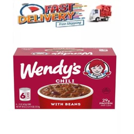 Wendy's Chili With Beans 15 oz., 6 pk.
