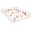 Baby Changing Table Topper, Straight Sides, 53.2x70 cm, White