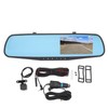 Acouto 1080P Dual Lens Mirror Cam 4.3 Inch Anti Glare