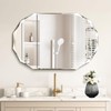 Pregaspor Single Beveled Edge Bathroom Vanity Mirror, 23.6" x 35.4"