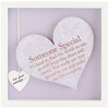 Arora Said with Sentiment 7611 Heart Frame Someone Special, Multicolour,