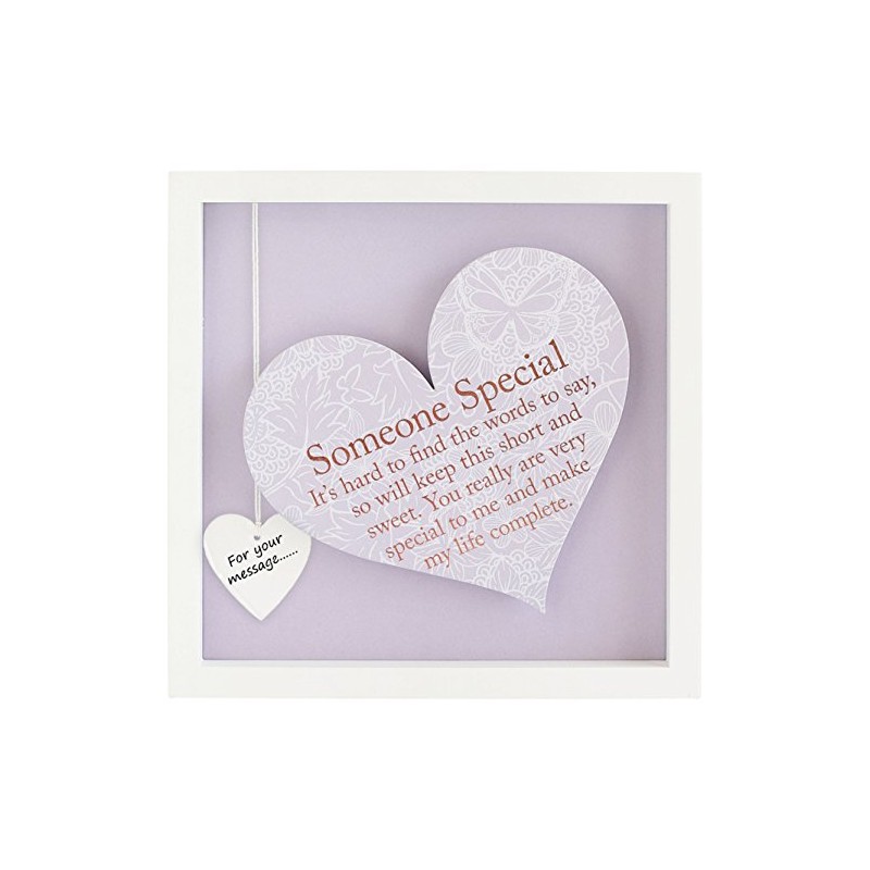 Arora Said with Sentiment 7611 Heart Frame Someone Special, Multicolour,