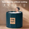 Portable Bath Tub for Adults - Large 88 Gal Foldable