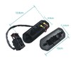 Arotzelox Schiebetürkontaktschalter für Ducato Jumper Boxer 1348483080 6366.C5