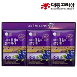 Daedong Koryo Ginseng My Body Red Ginseng and Blueberry 50ml x 30 packets / 대동고려삼 내몸에 홍삼과 블루베리 50ml x 30포