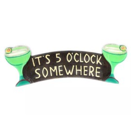 Tikimaster It's 5 O'Clock Somewhere Tiki Bar Sign | #ksa9036a