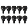 GAOHOU 10pcs New Computer Case Thumb Screws Black Size:6# 32X5mm