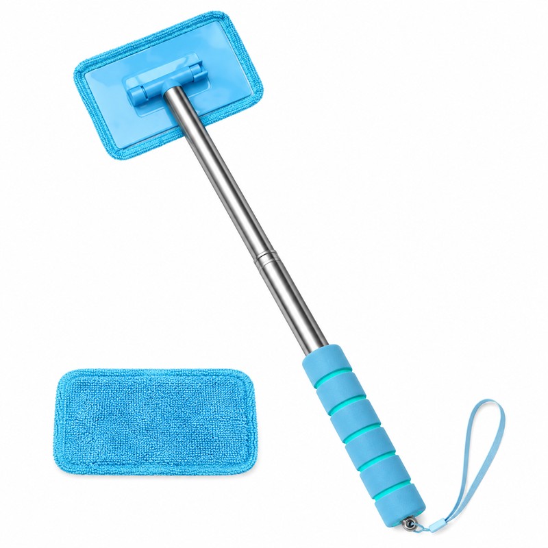 Telescopic Car Windshield Cleaner with Water Scraper – Long Handle