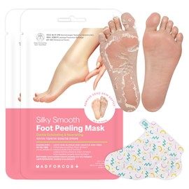 MADFORCOS Silky Smooth Foot Peeling Mask, 1.4 fl oz (40 ml), 2 Pieces, Heel Exfoliating Pack, Foot Exfoliating Mask, Foot Mask