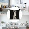 LITTLIUDO Lina Cavalieri Pillow Cover, Lina Cavalieri Artificial Linen Throw