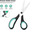 Sharp 3-Pack 8" Heavy Duty Scissors with Ultra Sharp Blades