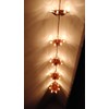 Heritage Kosh A Pair of Hanging Illuminating 5 Diyas with