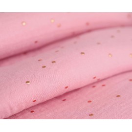 Lovely Hippo House Bed Canopy, Children's Bed with Canopy, 100% Cotton, House Bed Decoration (Model 2, Powder Pink/Gold)
