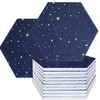 Lrocaoai 12 Pack Starry Hexagon Acoustic Panels,Sound Proofing Padding,Sound Absorbing