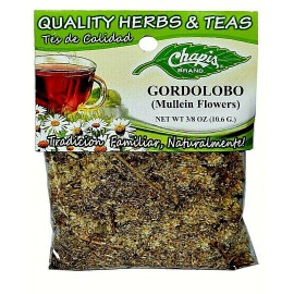 CHAPIS HIERBAS HERBS GORDOLOBO Net Wt. 3/8 oz. (10.6 g) 3, 6, 12 Packs - 3 PACKS