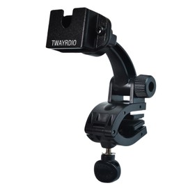 TWAYRDIO Desktop Mount for Handheld Radio, Speaker Mic and CB Mic, 3-in-1 Multi-Purpose Adjustable Angle Holder Bracket for Motorola BaoFeng Retevis Yaesu HT Handhelds Two Way Radios Walkie Talkies