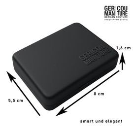 GC German Couture Stickbox Etui kompatibel mit IQOS ILUMA TEREA HEETS DELIA u. Lil Sticks Zubehör, schwarz