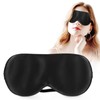 SOFTSLEEP Mulberry Silk Sleep Mask，Light Blocking Eye Mask for Women Men，Soft Filling，Pressure-Free Blackout Blindfold for Sleeping，Free Comfort and Breathable Silk Eye Cover for Night，Travel，Nap