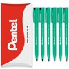 Pentel R50 Fine Point Liquid Ink Rollerball Pens - 0.8mm