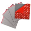 Creative QT MakerBase, Grey, 4 Pack, 10”x10” Peel-and-Stick Toy Building
