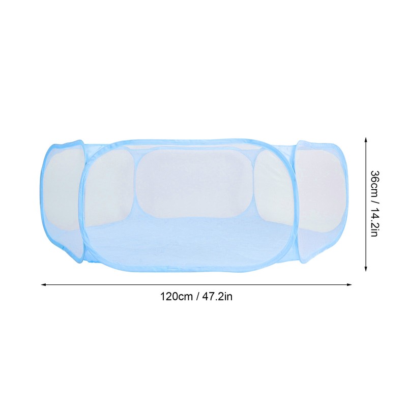 Pet Play Tent Breathable Transparent Portable Pop Open Small Animal