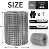 OUKMAO Rodent Mesh Rodent Proofing Wire Metal Mesh, Galvanised Wire