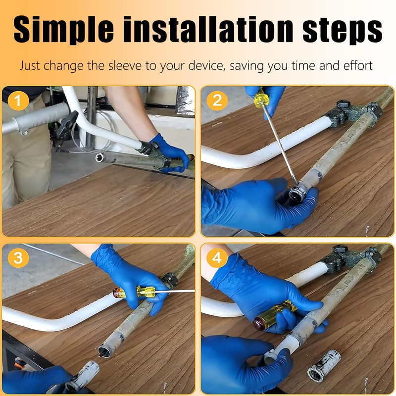 3 pcs White Attachment Sleeve Replaces for Stihl 4140-791-7207 41407917207