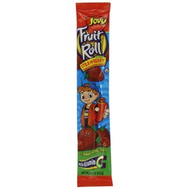 Jovy Fruit Roll, Strawberry, 0.75 Ounce (Pack of 48)