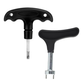 Golf Spike Tool, Stainless Steel Multi Function Golf Shoe Spikes Replacements, Comfortable Grip, Universal Shoe Spike Replacement Tool (with Club Wrench)