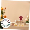 FUNOMOCYA 12pcs Mushroom Shape Decorations Crystal Stone Mushroom Sculpture Adornment