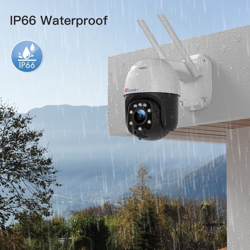 Ctronics PTZ Dome WiFi Outdoor Security Camera, 1080P IP Camera,