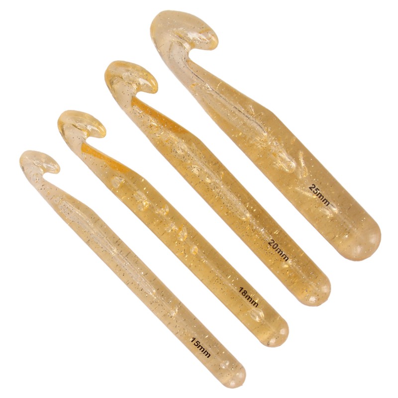 Large Crochet Hooks Plastic Weaving Knitting Crochet Hook Tools for