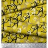 Soimoi Yellow Heavy Canvas Fabric Dot & High Heels Women